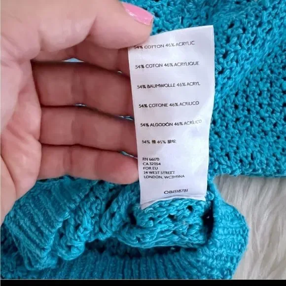 Free People Blue Knit Cardigan - Picture 5 of 9